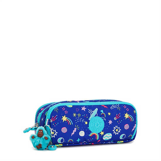 Plecaki Kipling Gitroy Printed Pencil Case Fioletowe | PL 1085TC